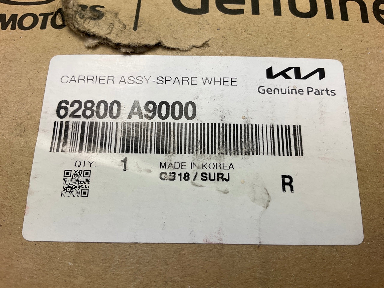 NEW Spare Wheel Carrier Winch OEM For 2015-2021 Kia Sedona 62800A9000