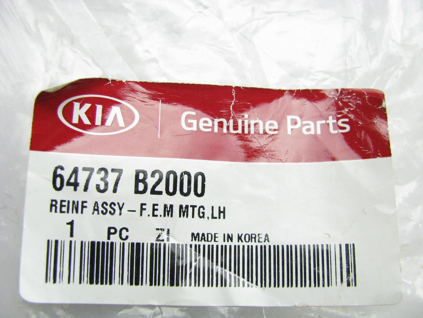 NEW - OEM GENUINE Left Driver Side Fender Reinforcement Bracket For 2014-19 Soul