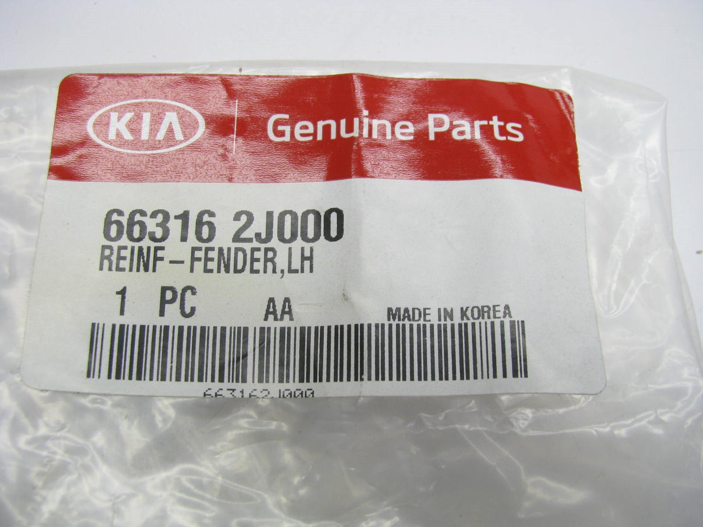 New Genuine LEFT Fender Reinforcement Bracket OEM For 2009 Borrego 663162J000
