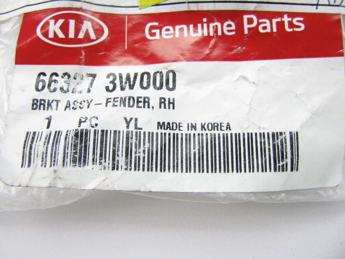 New Genuine Right Side Fender Apron Bracket For 11-15 Kia Sportage 663273W000