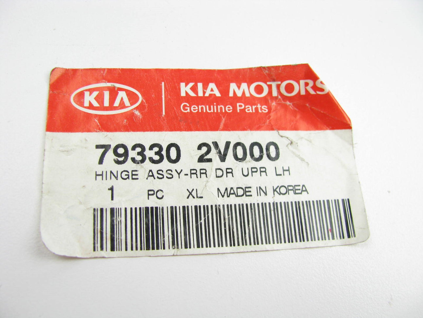 NEW - OEM Genuine REAR LEFT Door Upper Hinge For 2012-2017 Kia Rio 793302V000