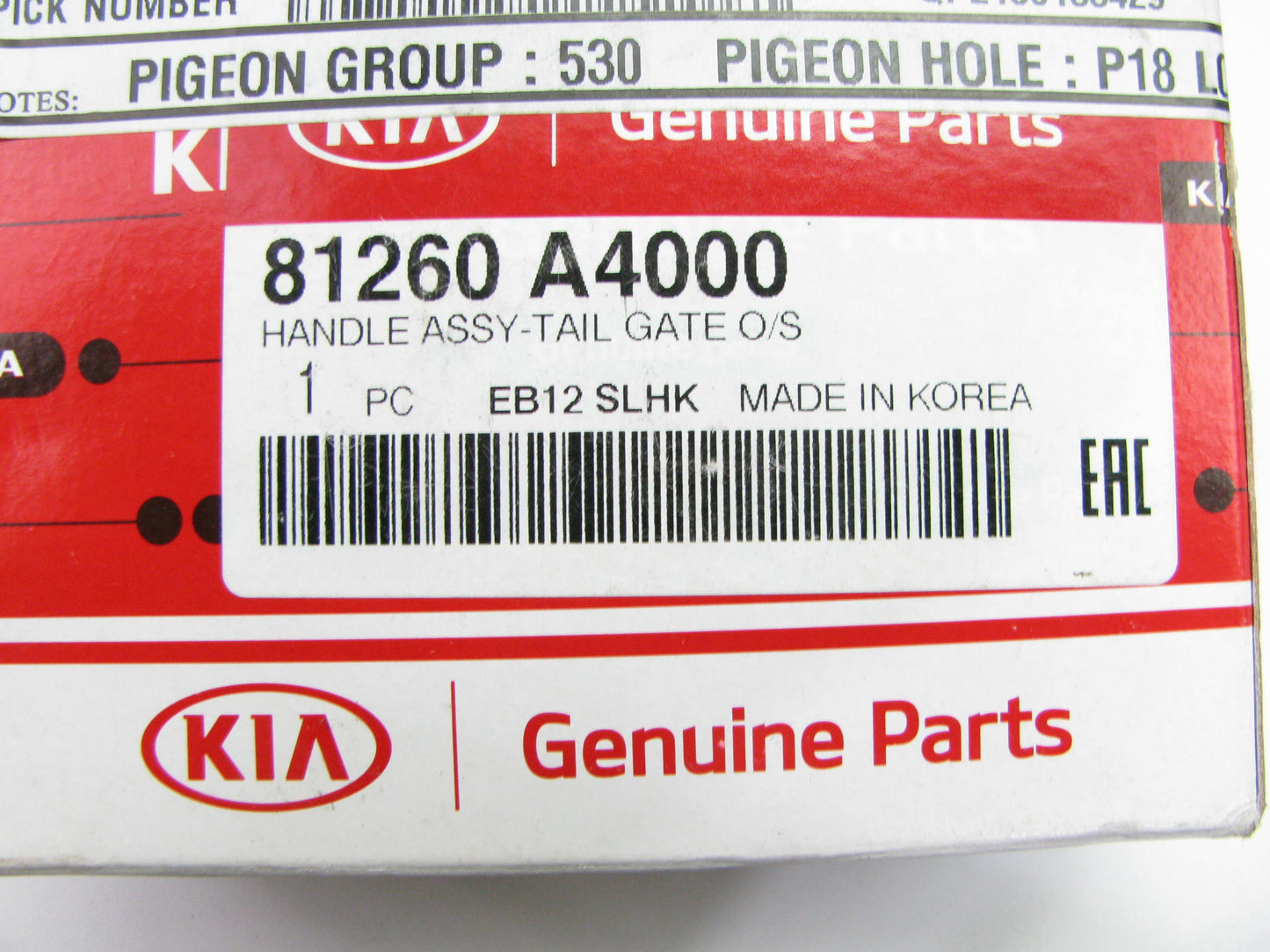 NEW Tailgate Hatch Release Handle Switch OEM For 2015-2021 Kia Sedona 81260A4000