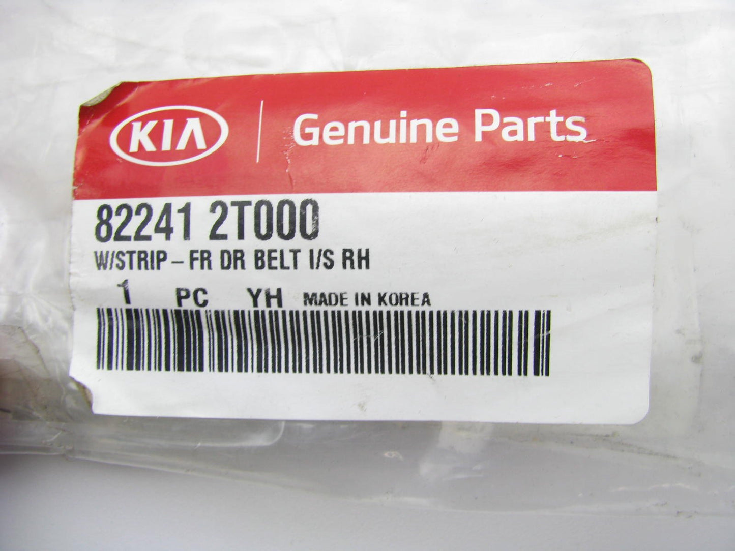 New OEM Front Right Passenger Door Belt Inner Weatherstrip Seal For 11-16 Optima