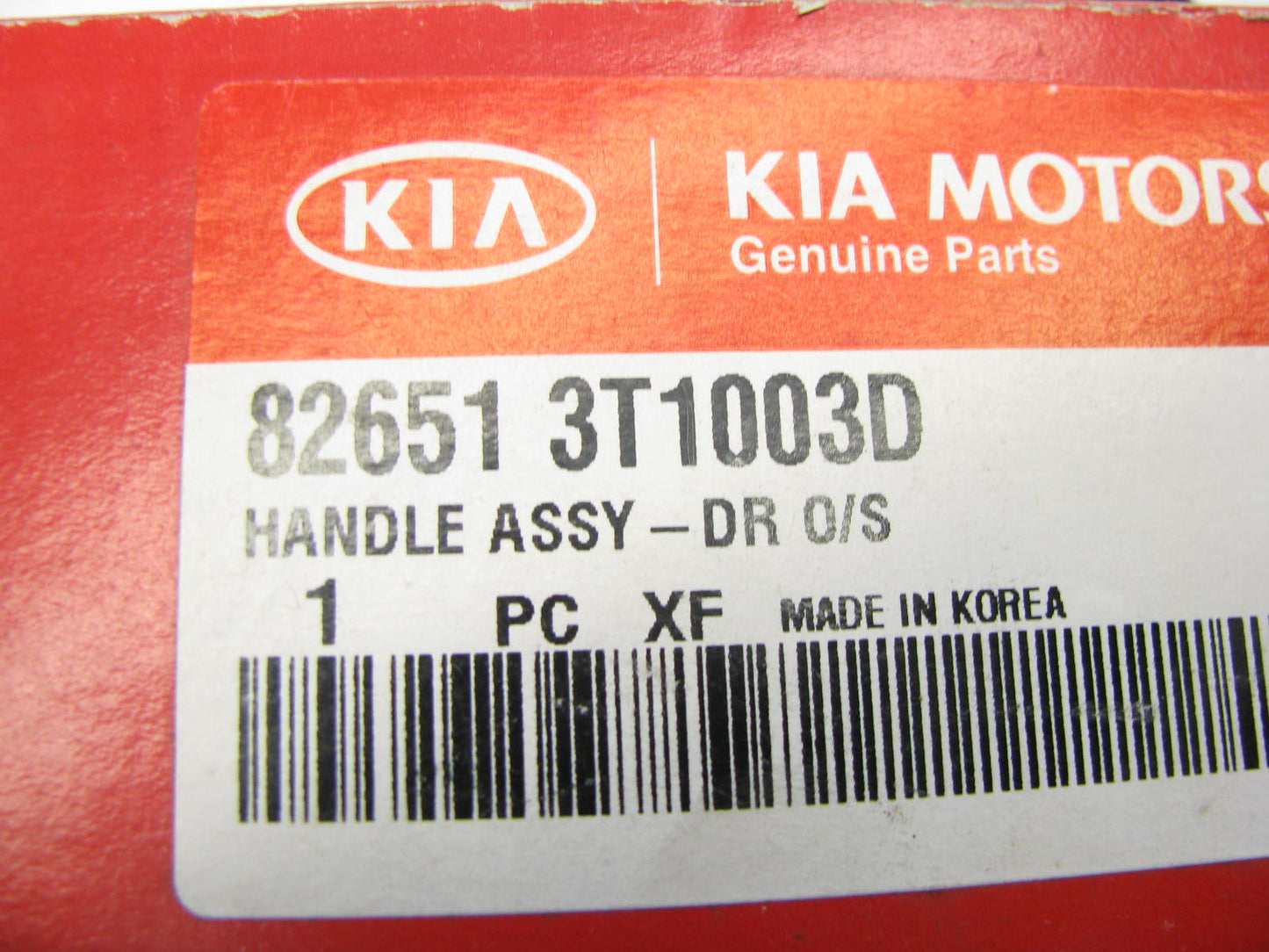 NEW - OEM 826513T1003D Front Left Outside Door Handle For 2015-2017 Kia K900