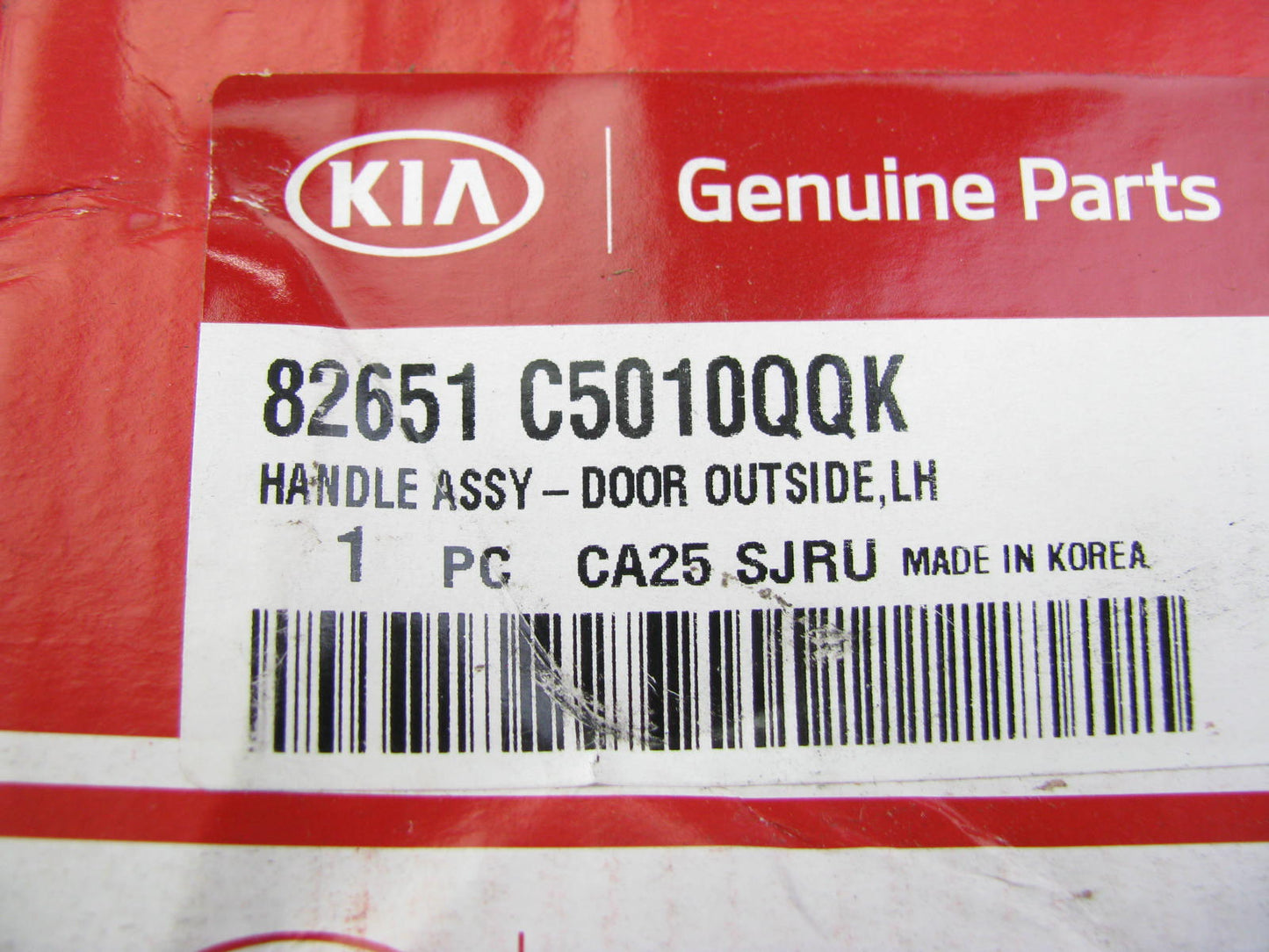 NEW - OEM 82651C5010QQK Rear Left Outside Door Handle For 2015-2020 Kia Sorento