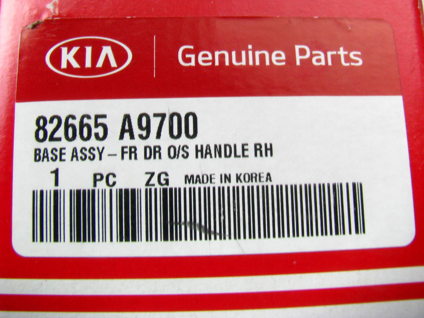 New Genuine FRONT RIGHT Door Outside Handle Base OEM For 15-18 Sedona 82665A9700
