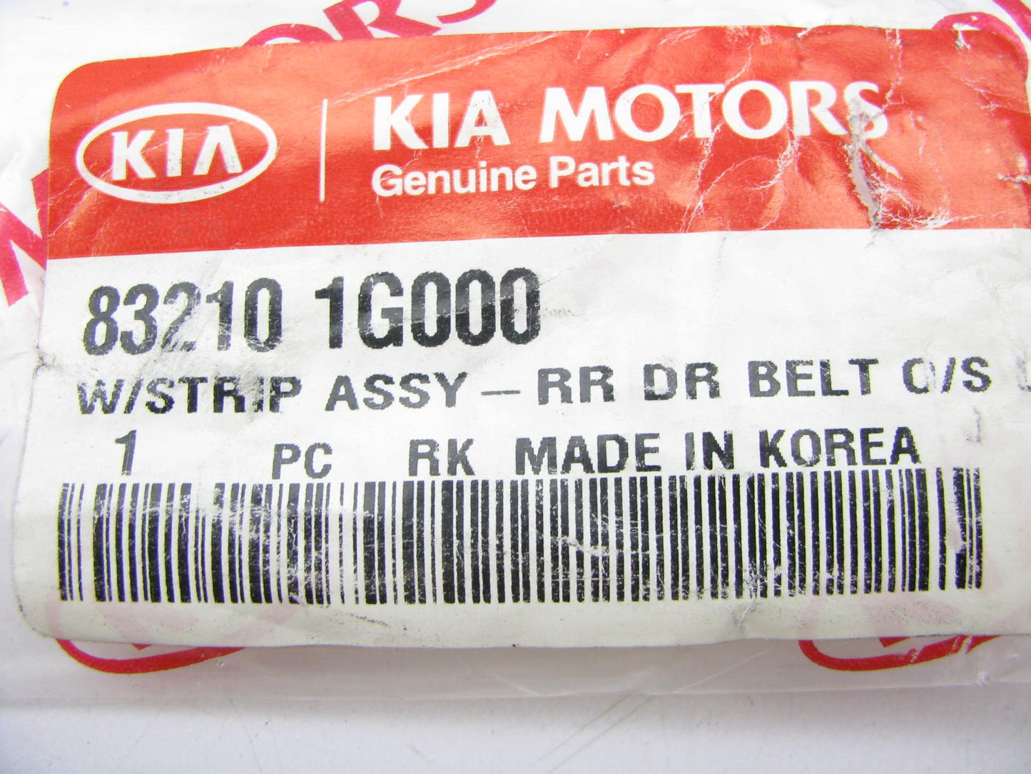 New REAR LEFT Exterior Door Belt Weatherstrip Seal For 05-06 Kia Rio SEDAN ONLY