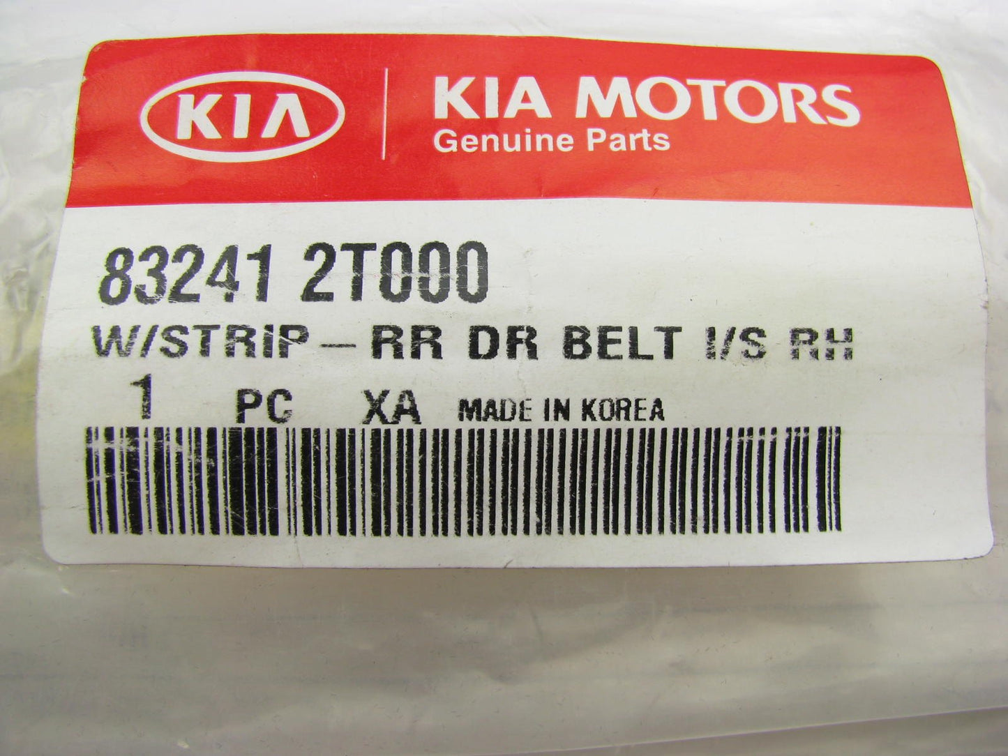 New OEM Rear Right Side Inner Door Belt Weatherstrip Seal For 11-16 Optima