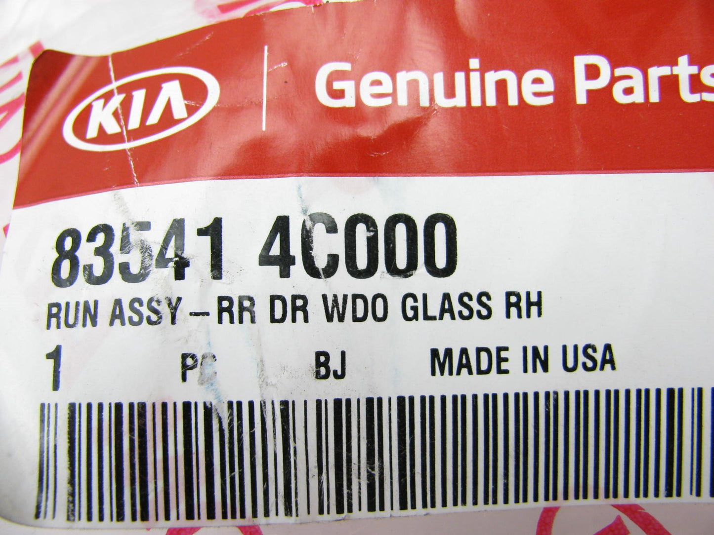 REAR RIGHT Window Glass Run Channel Guide Weatherstrip Seal OEM For 11-15 Optima