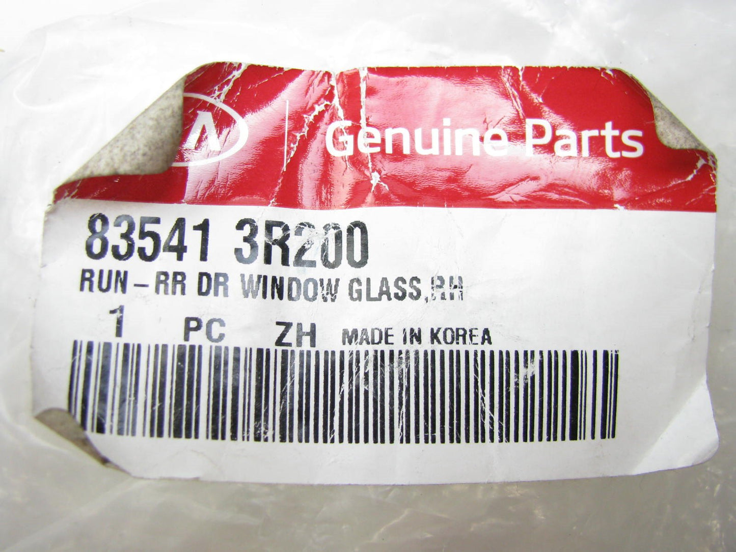 NEW REAR RIGHT Door Window Glass Run Weatherstrip Seal OEM For 15-16 Kia Cadenza