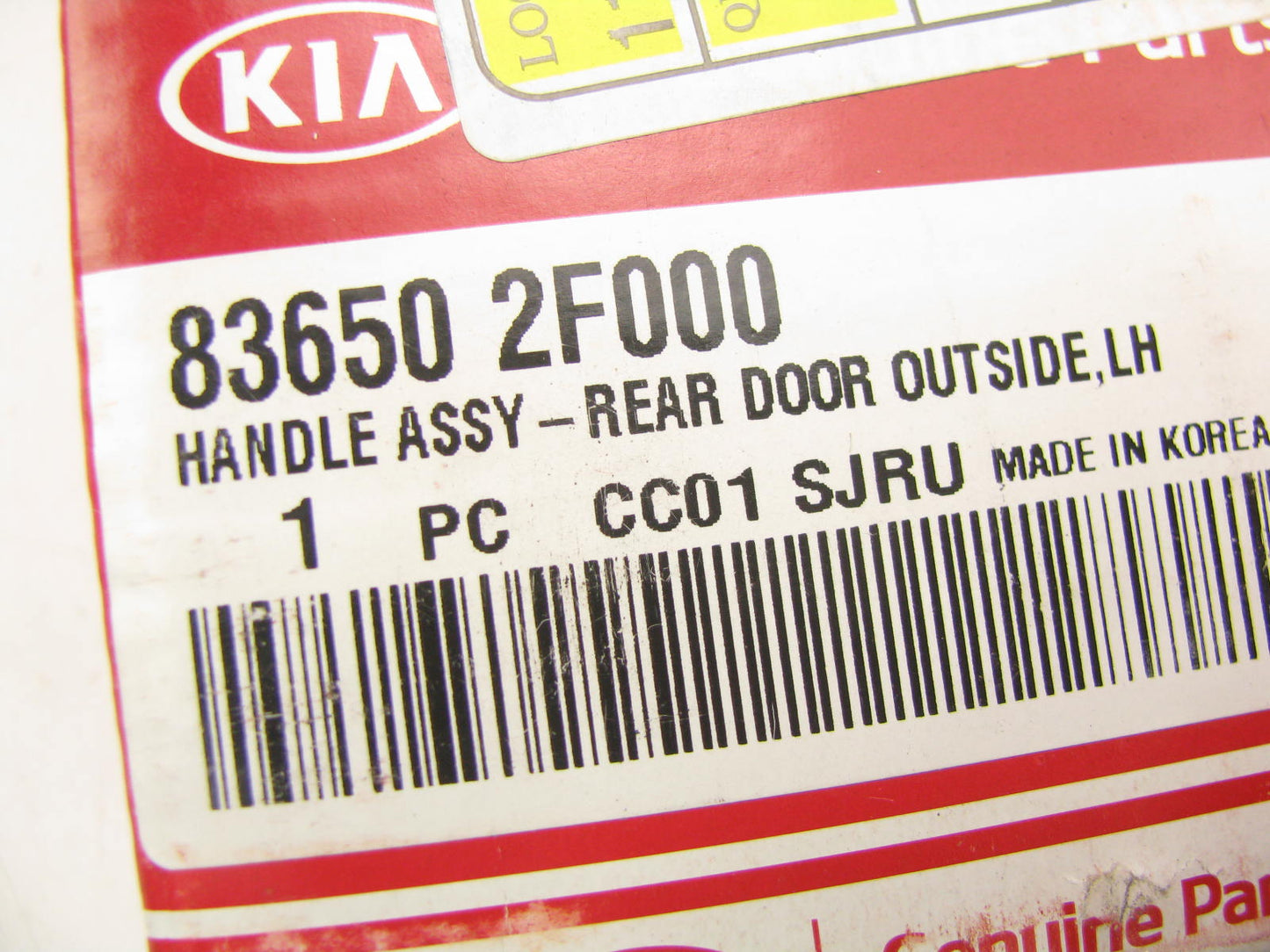 NEW GENUINE REAR LEFT Outside Exterior Door Handle OEM For 2004-3009 Kia Spectra
