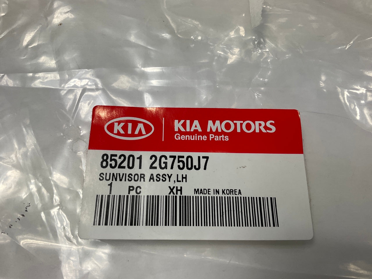 NEW Beige Left Drivers Side Sun Visor OEM For 2006-2008 Kia Optima 852012G750J7