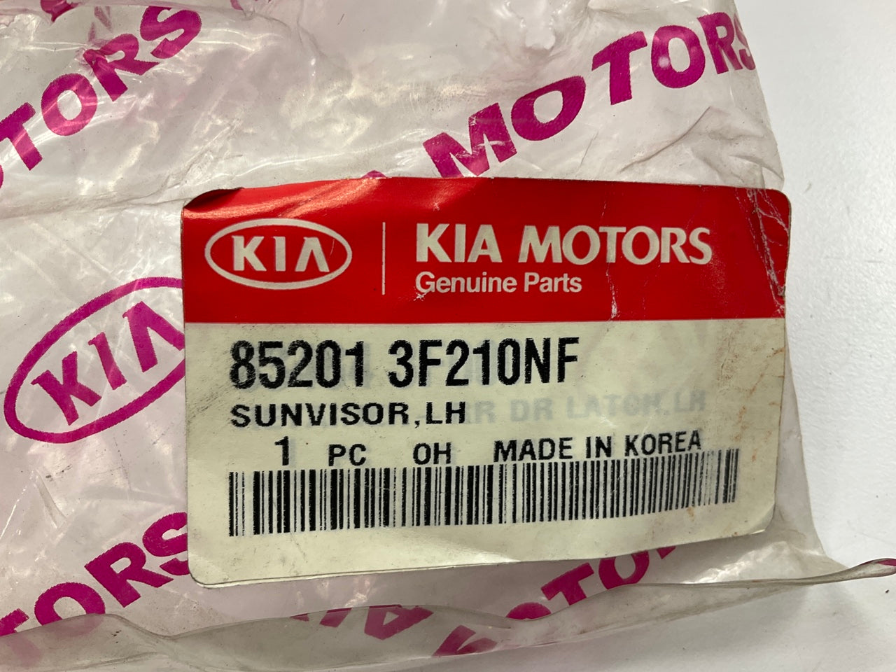 NEW Left Drivers Sun Visor OEM For 2004-2005 Kia Amanti W/ Sunroof 852013F210NF