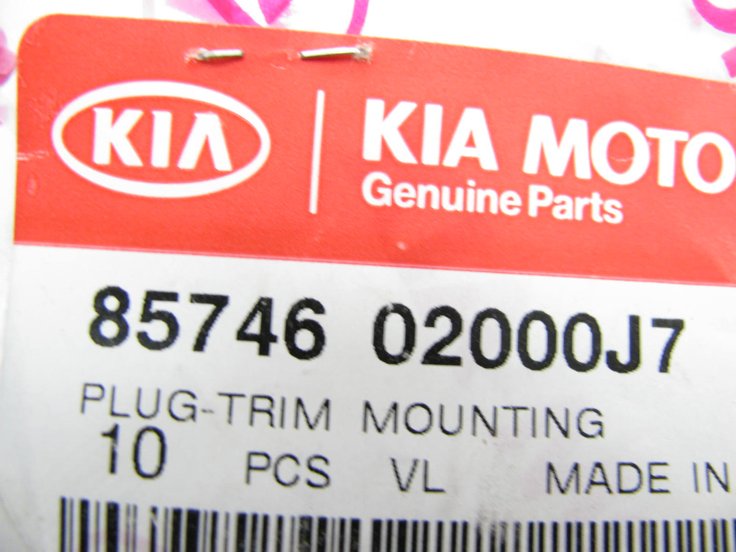 (10) Beige Trunk Trim Retainer Clips OEM For 2006 Kia Optima 8574602000J7