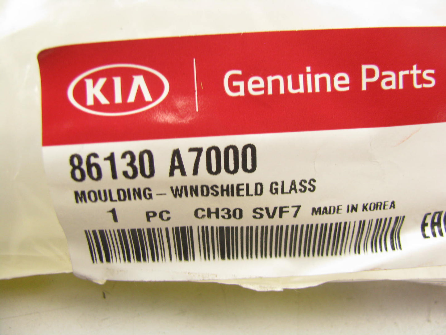 NEW - OEM 86130A7000 Upper Windshield Weatherstrip Seal 14-18 Forte 14-17 Forte5
