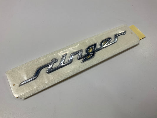 NEW GENUINE ''Stinger'' Emblem Nameplate Badge OEM For 18-20 Stinger 86312J5100
