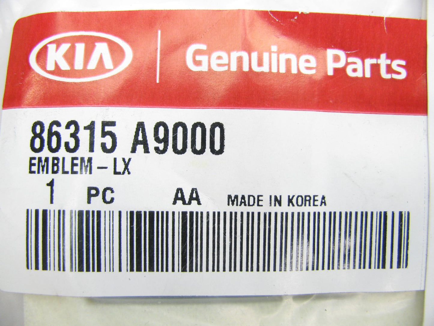 New Genuine Lift Tailgate *LX* Emblem Nameplate Badge OEM For 2015-21 Kia Sedona