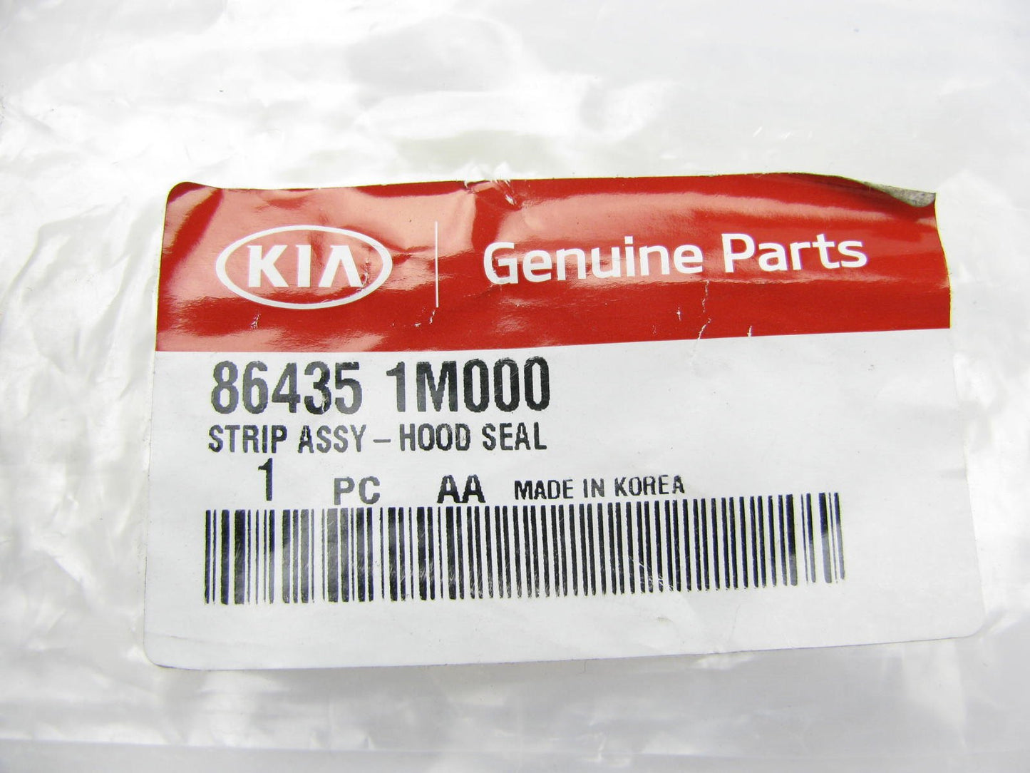 NEW GENUINE Hood Front Rubber Seal OEM For 2010-2013 Kia Forte 864351M000
