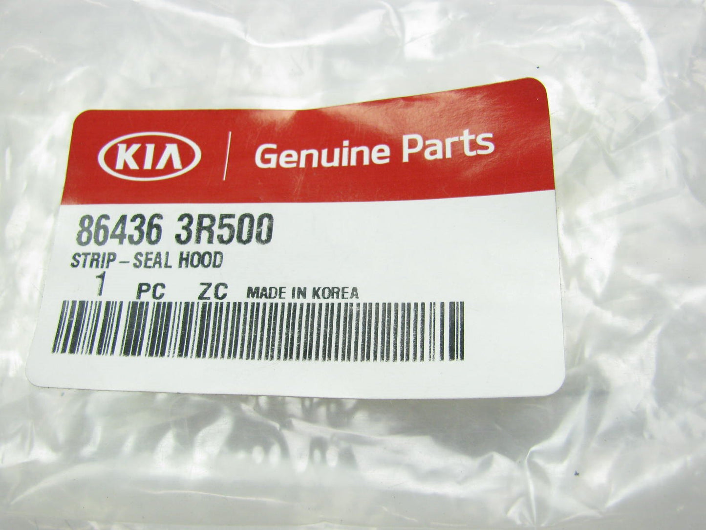New Genuine Hood Weatherstip Seal OEM For 2014-2016 Kia Cadenza 864363R500