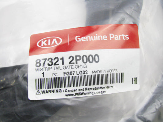 NEW Tail Gate Liftgate Hatch Weatherstrip Seal For 09-12 Kia Sorento 873212P000
