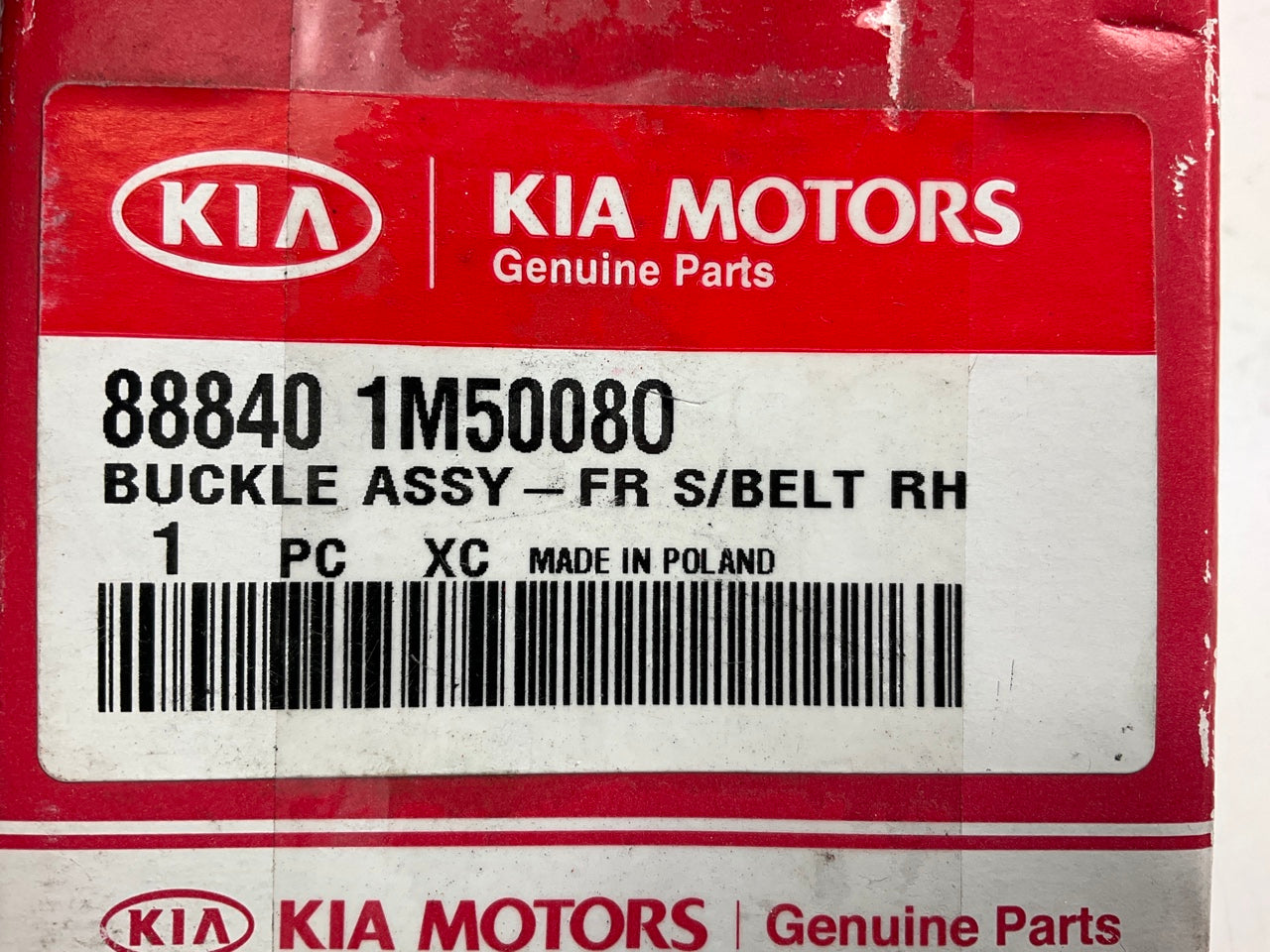 NEW GENUINE Front Right Seat Belt Buckle OEM For 2010-2013 Kia Forte 888401M5008