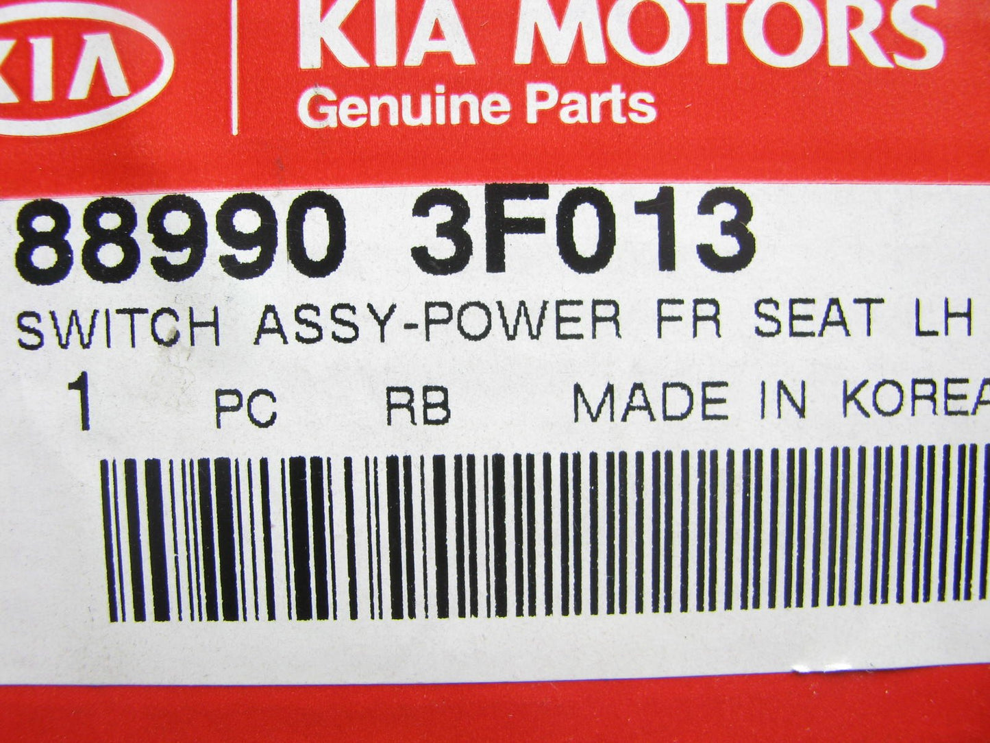 NEW - OEM GENUINE Front Left Power Seat Switch For 2004-06 Kia Amanti 889903F013
