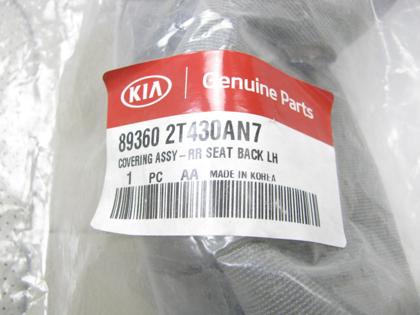NEW - OEM Rear Left Seat Back Cover 893602T430AN7 For 2011-2012 Kia Optima