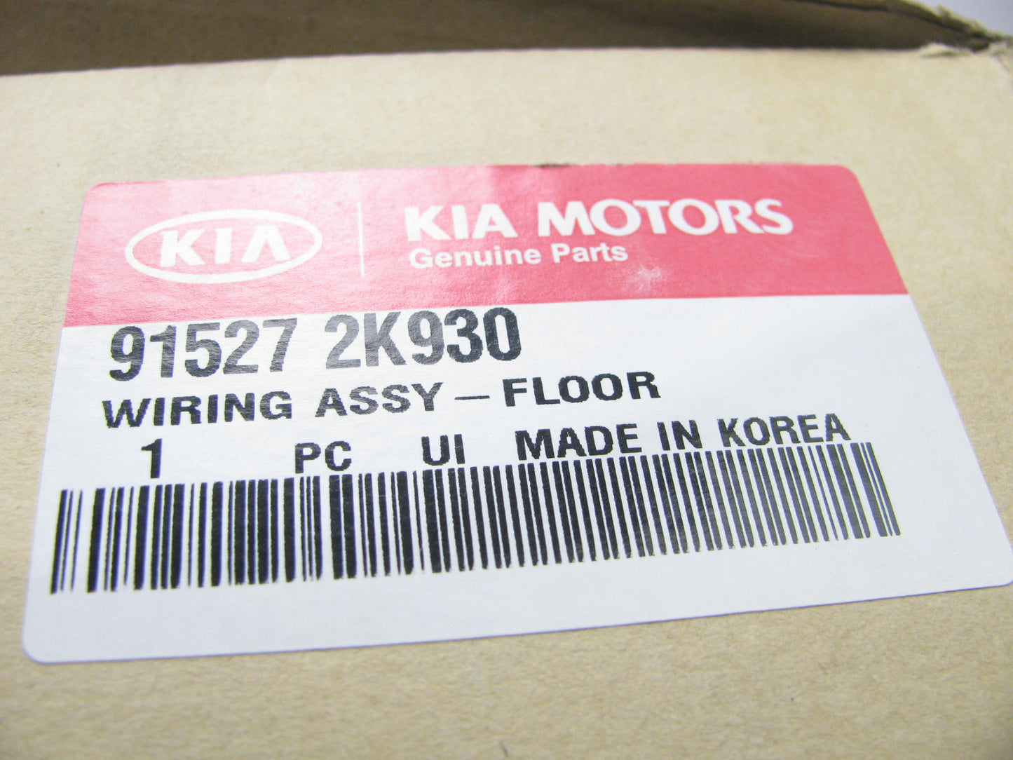 NEW - OEM 915272K930 Floor Wiring Harness For 2009-2011 Kia Soul