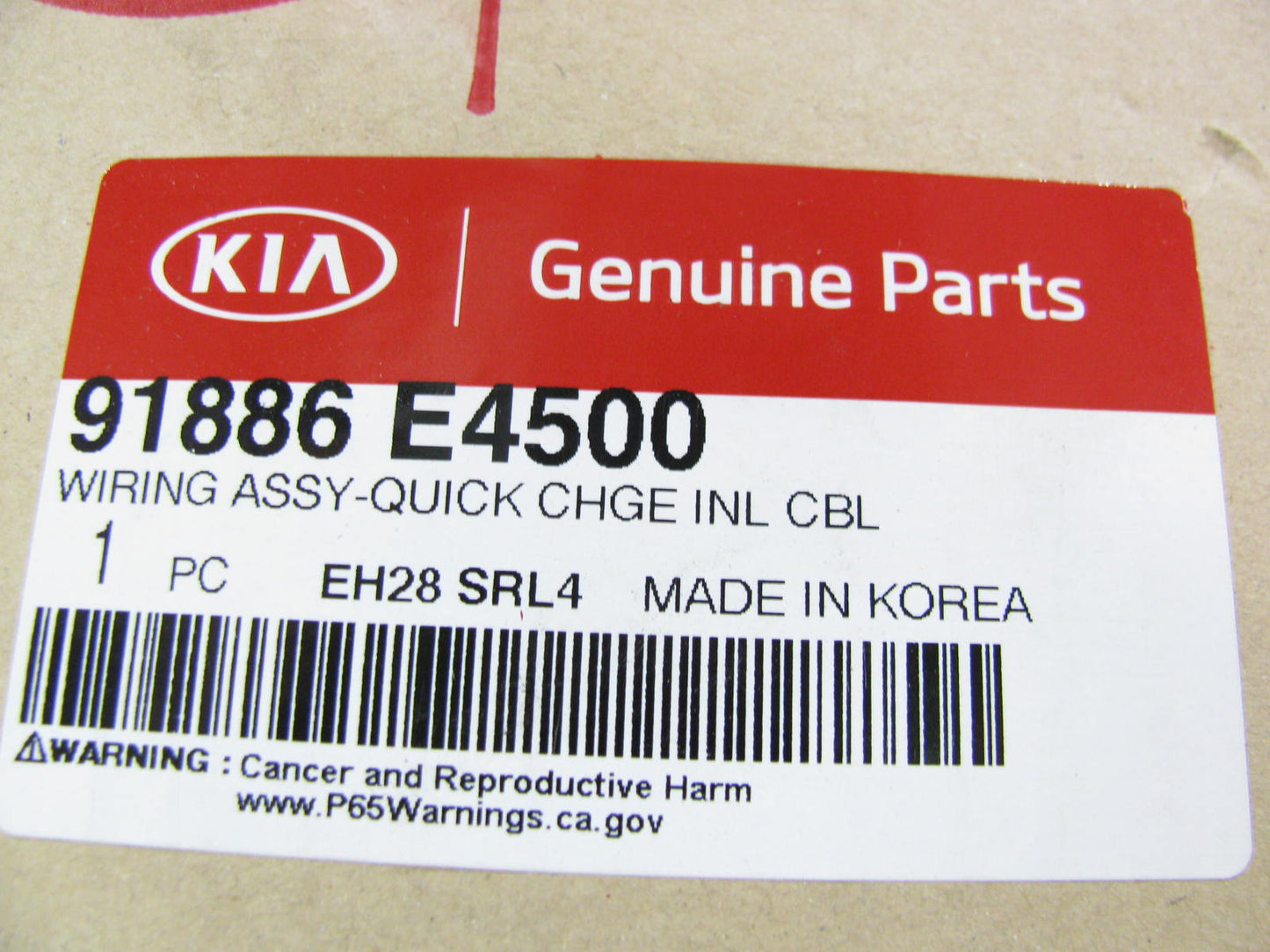 NEW GENUINE 91886E4500 EV Battery Charging Cable OEM For 2015-2019 Kia Soul EV