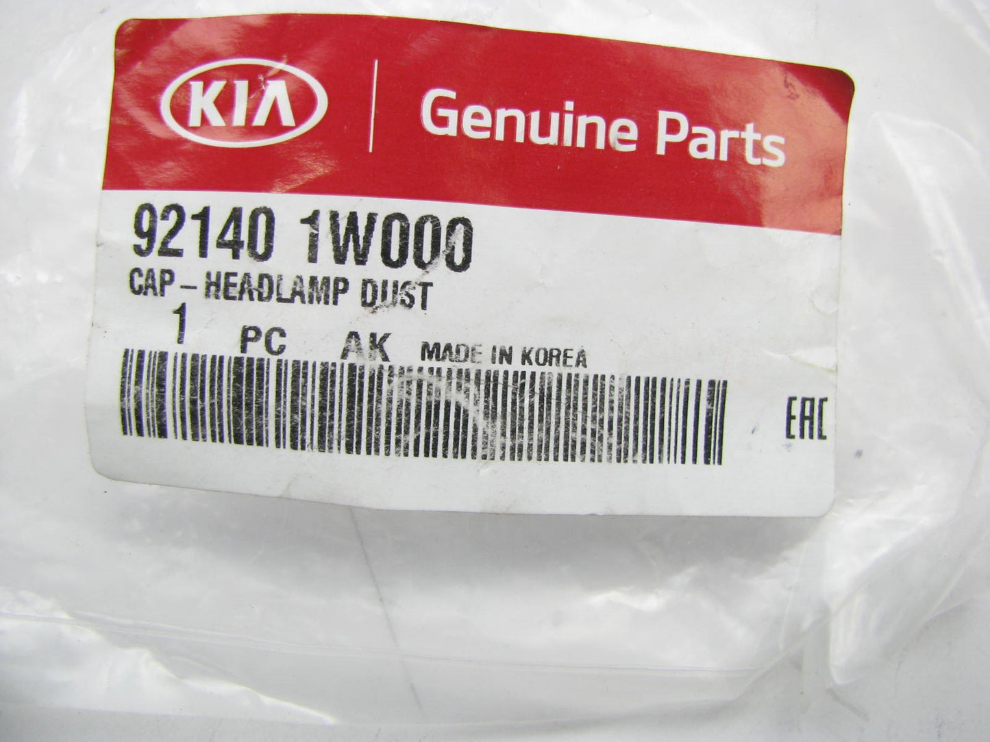 NEW GENUINE OEM Head Lamp Light Dust Cover Cap For Kia 921401W000