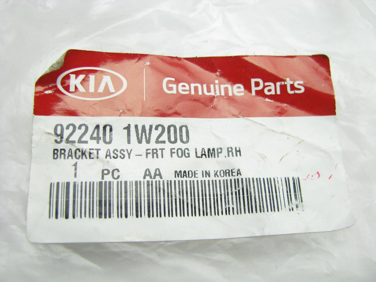 New OEM Front Right Side Fog Lamp Light Bracket For 2013-2015 Kia Rio 922401W200
