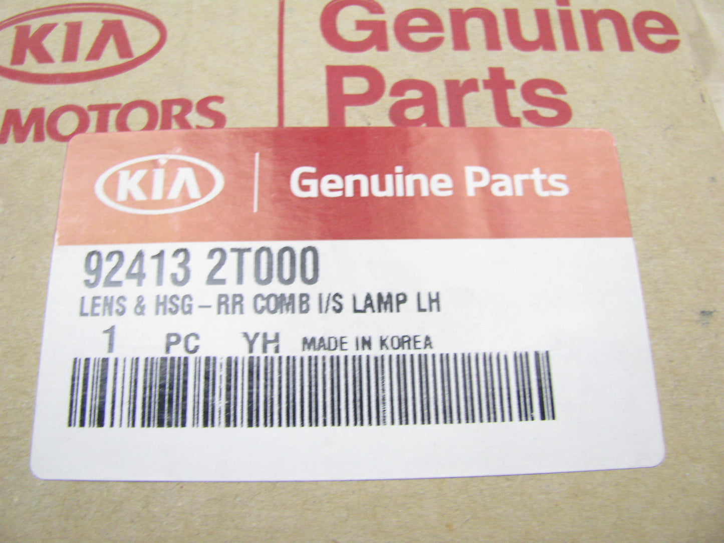 NEW Trunk Lid Mounted Left Tail Light Lamp OEM For 11-13 Optima KOREA BUILT ONLY