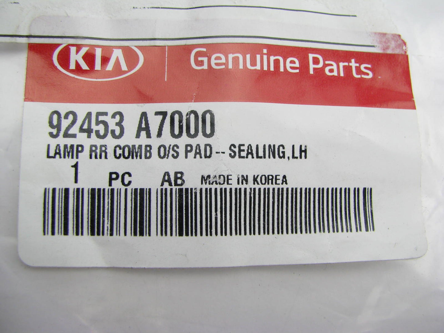 New OEM Left Side Tail Lamp Light Lens Housing Gasket For 14-15 Forte 92453A7000