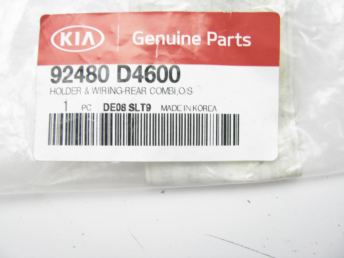 LED Tail Light Lamp Wire Harness Bulb Socket OEM For 19-20 Kia Optima 92480D4600