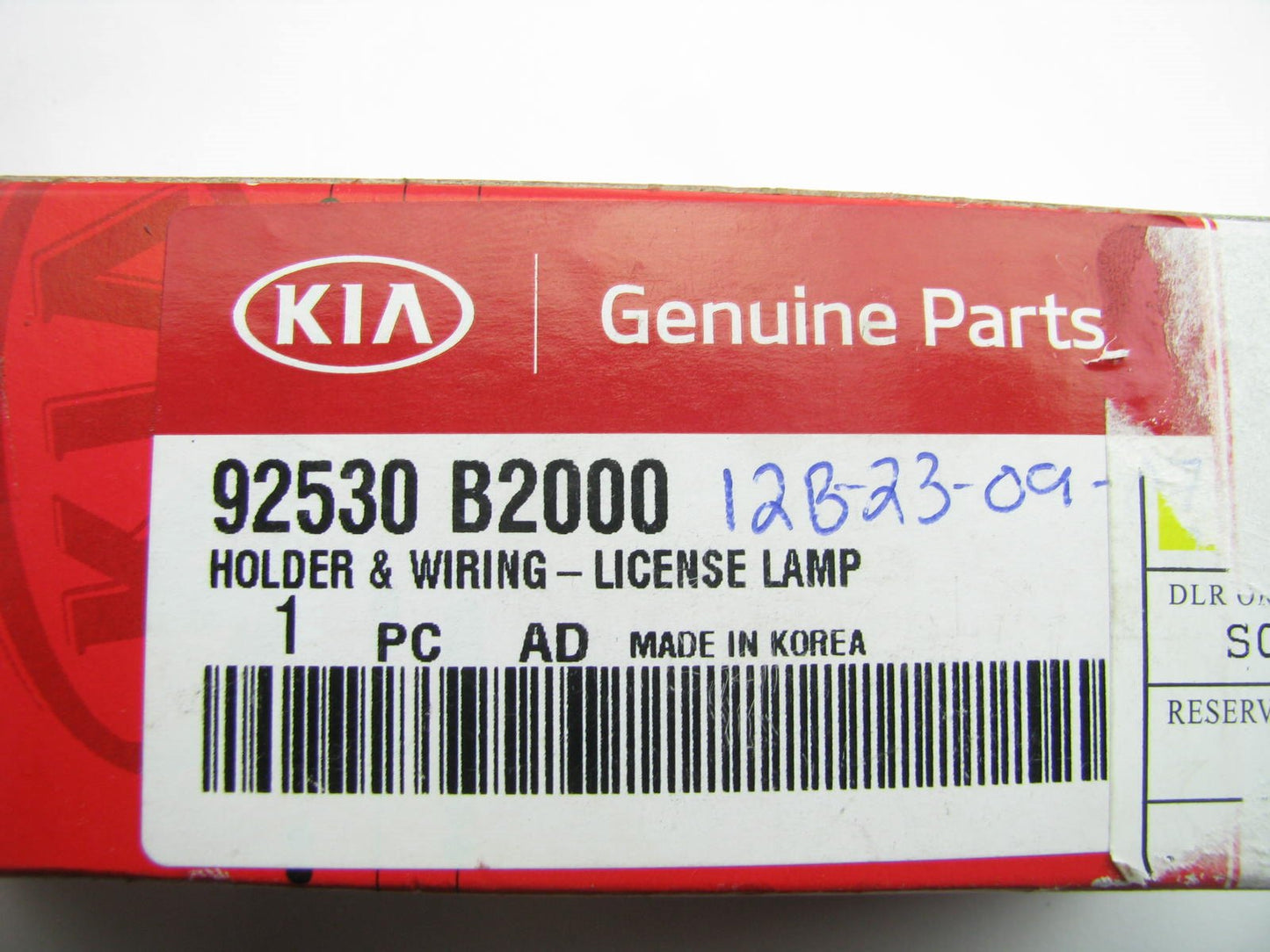 NEW - OEM GENUINE License Plate Light Lamp Socket & Wire For 2014-2019 Kia Soul