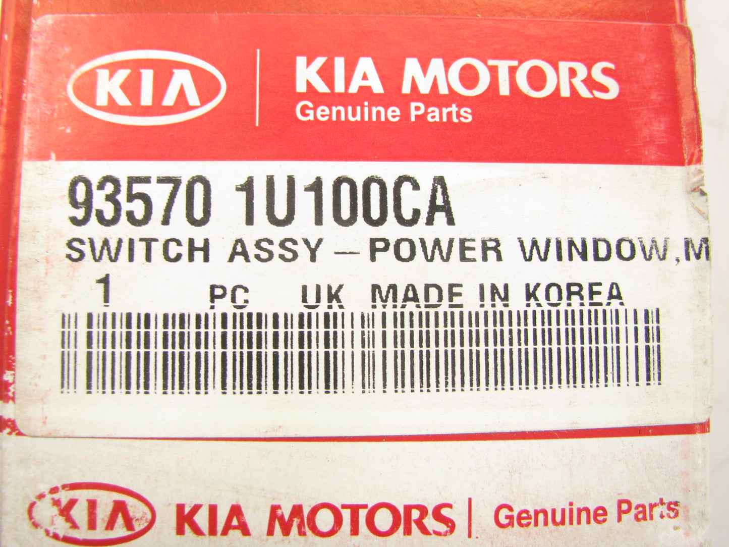 Geniune OEM Front Left Master Window Switch For 2012-2013 Kia Sorento