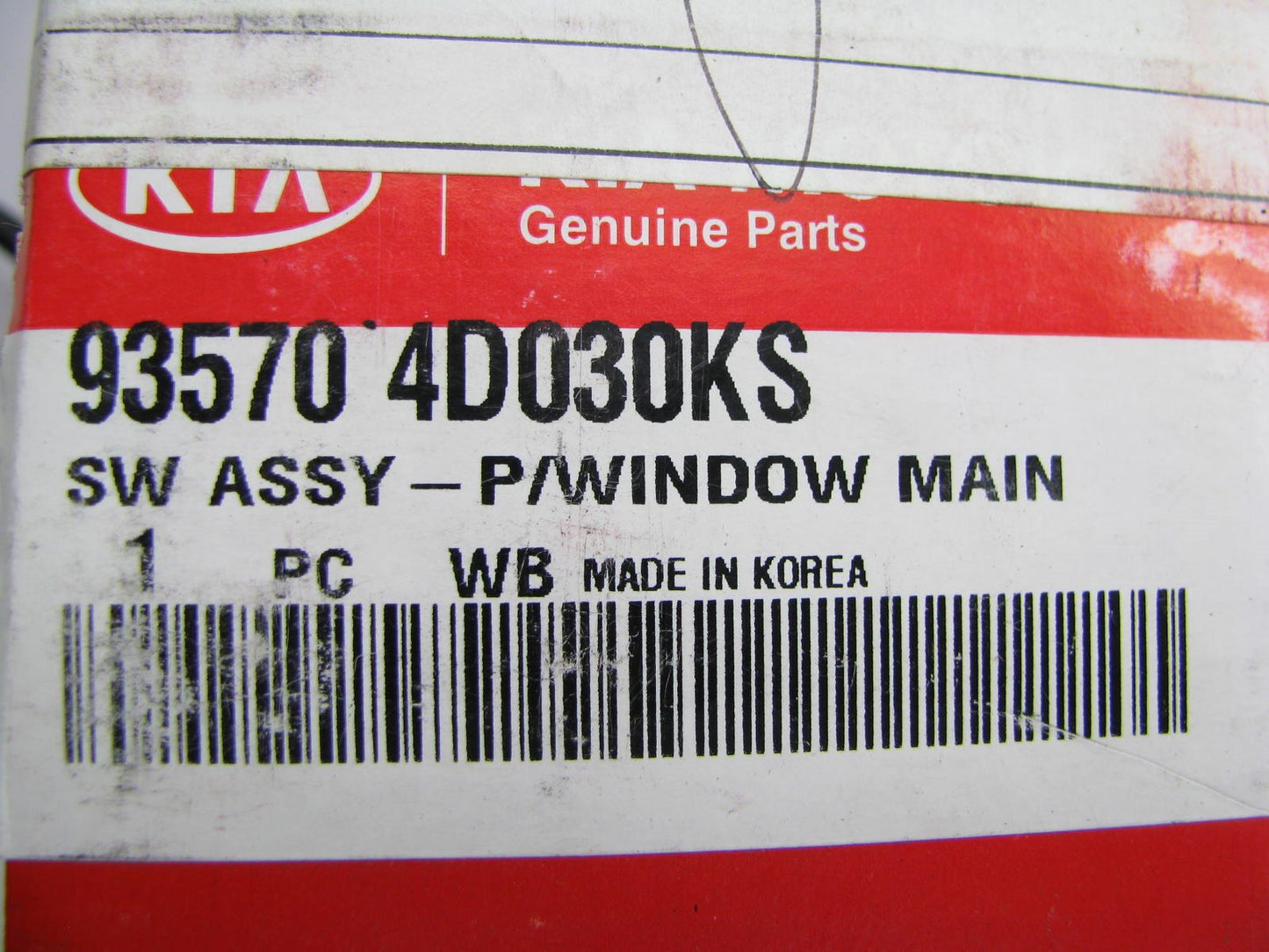 New Left Side Main Power Window Switch OEM For 06-08 Kia Sedona 935704D030KS