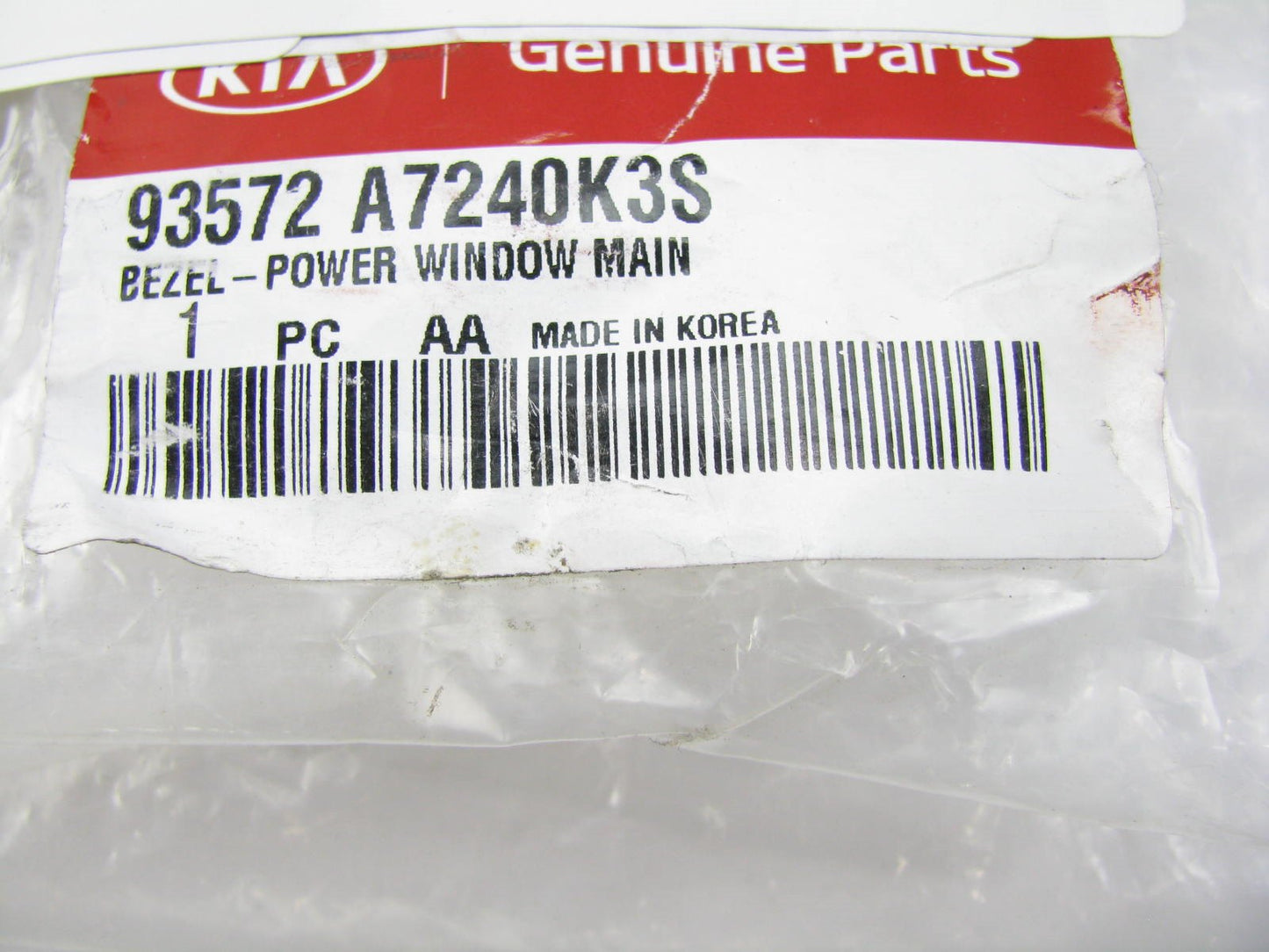 New Genuine FRONT LEFT Door MAIN Switch Bezel Trim OEM For 2014-2016 Kia Forte