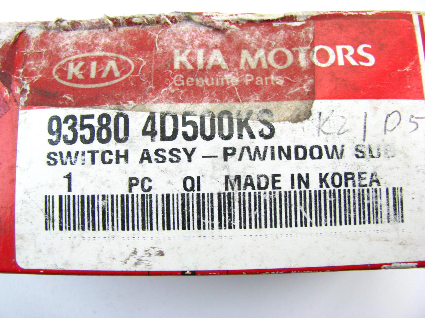 New OEM Rear Right Side Door Power Window Switch GRAY For 2006 Sedona