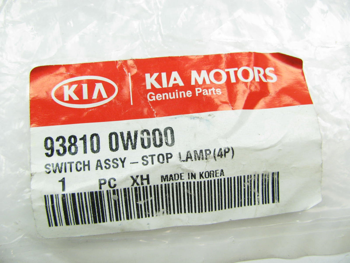 NEW - OEM 938100W000 Stop Brake Light Lamp Switch For Kia