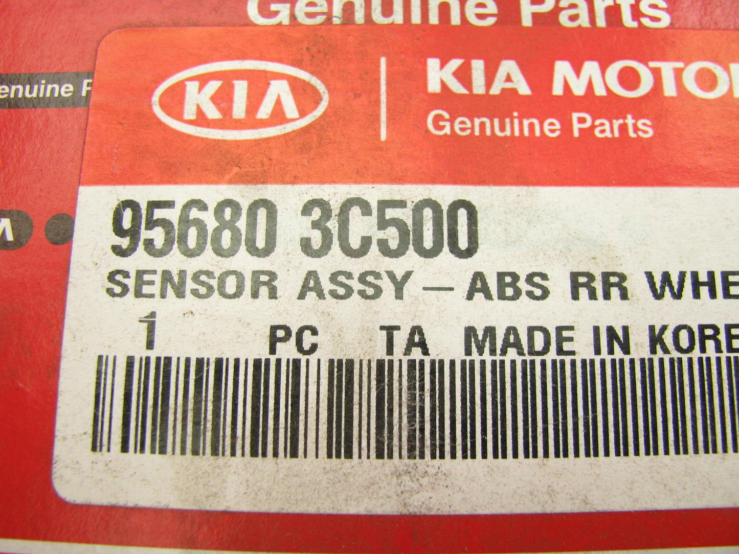 New OEM Rear Left Side ABS Wheel Speed Sensor For 2001 Kia Optima 2.5L V6 ONLY