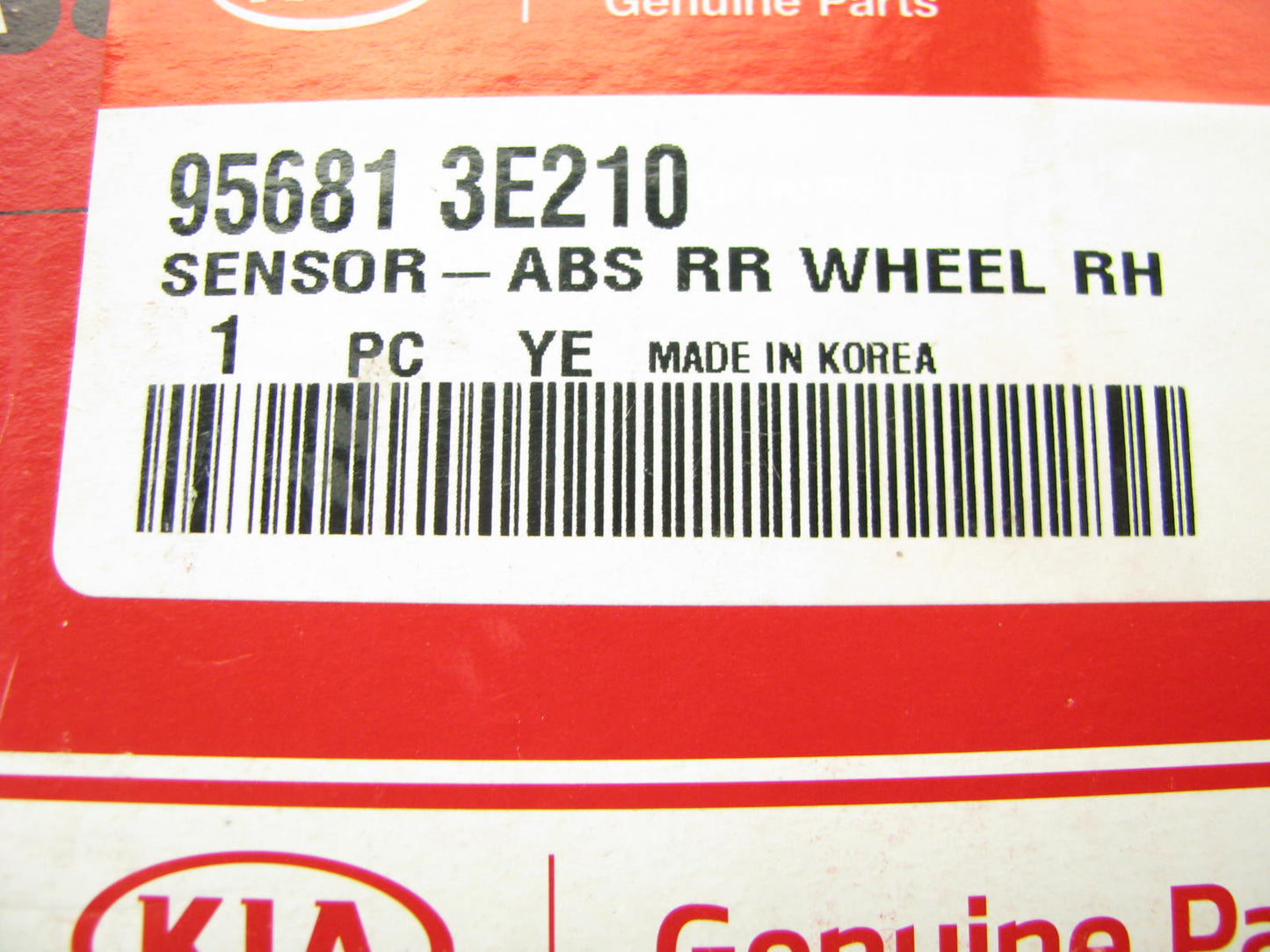 NEW - OEM 956813E210 Rear Right ABS Wheel Speed Sensor For 2003-2006 Kia Sorento