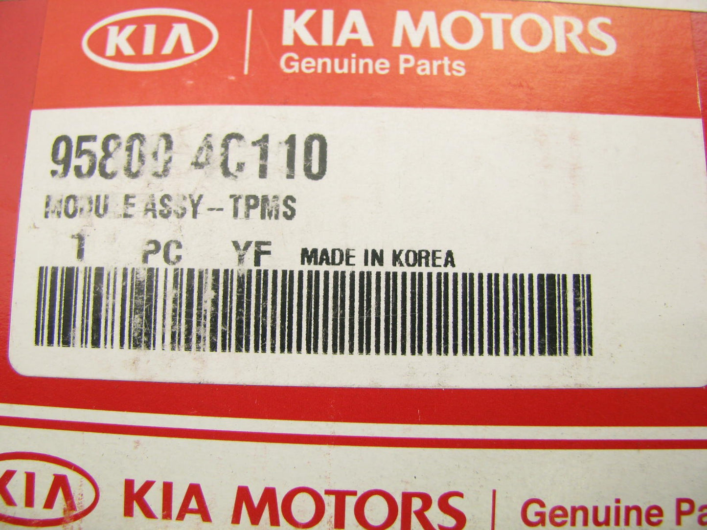 NEW - OEM 958004C110 Tire Pressure Monitoring System Module For 11-13 Kia Optima