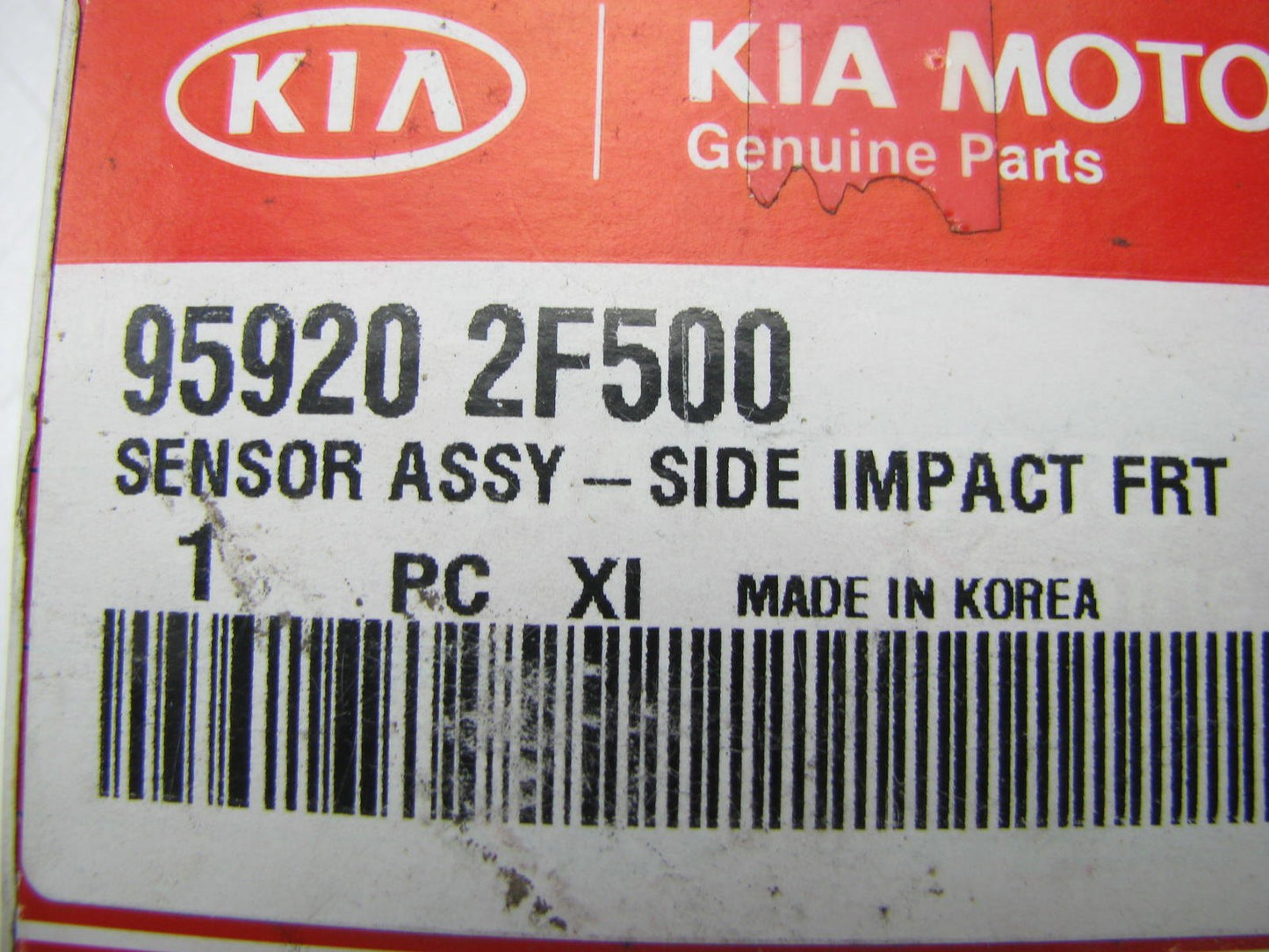 New OEM Front Side SRS Impact Crash Sensor For 07-14 Sedona 959202F500