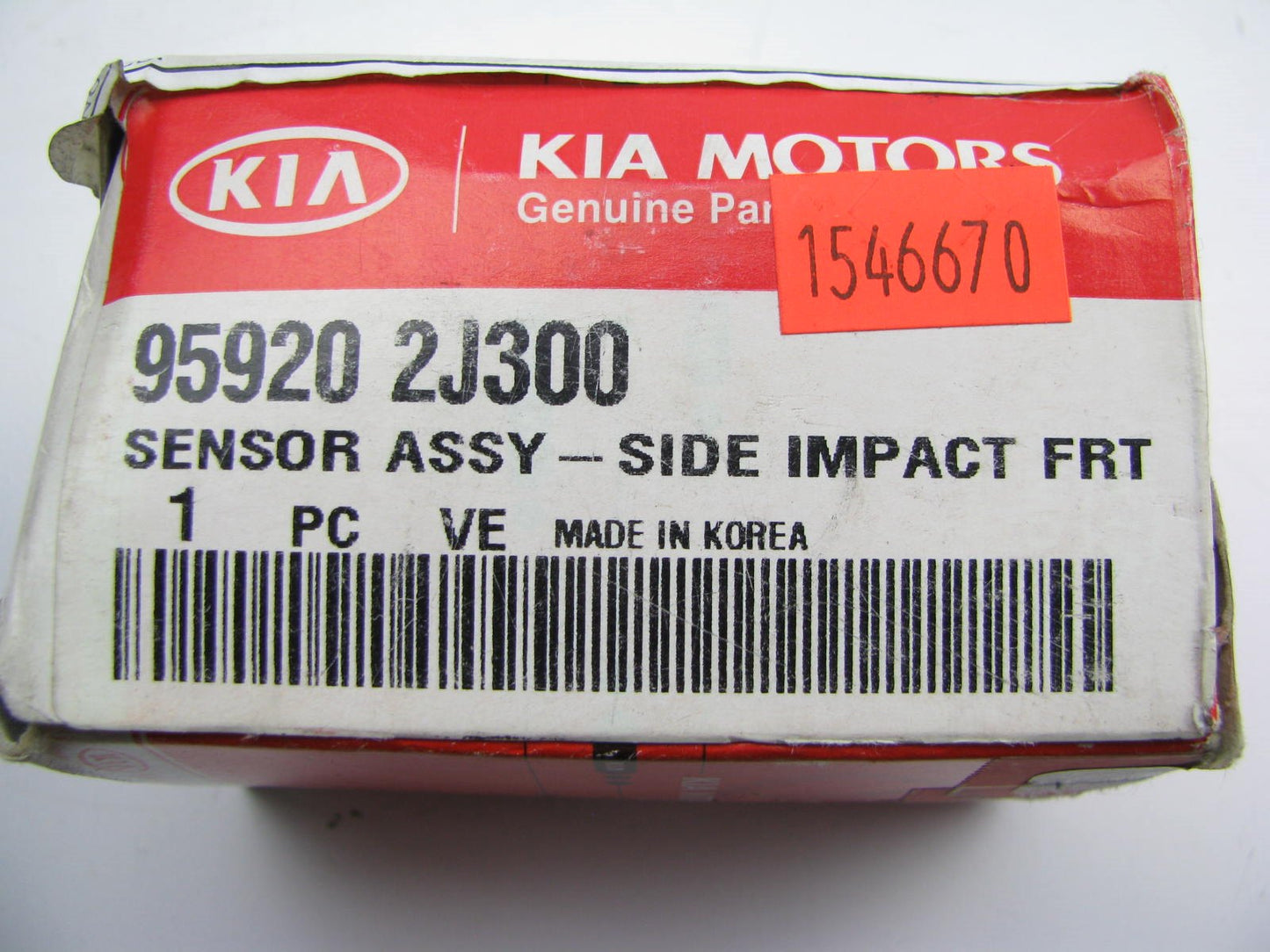 NEW - OEM Front SRS Crash Impact Sensor For 2009-12 Genesis, 10-13 Genesis Coupe