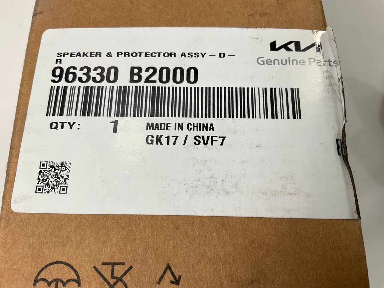 NEW Rear Door Speaker OEM For 2014-2019 Kia Soul 96330B2000