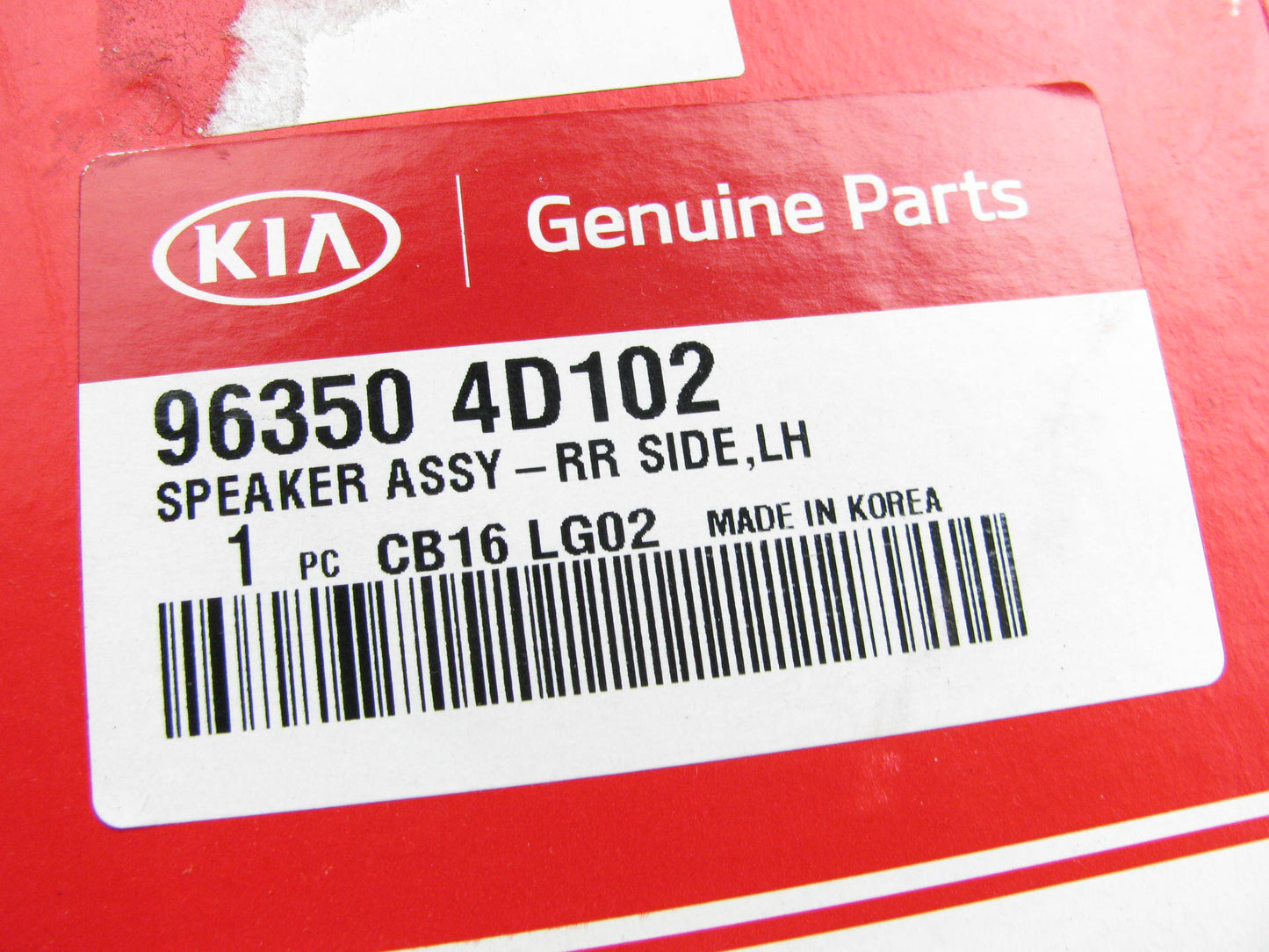 NEW Rear Left Drivers Side Factory Speaker OEM For 06-14 Kia Sorento 963504D102