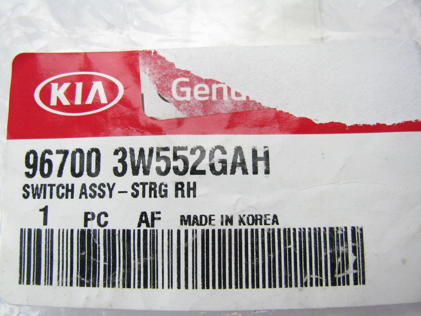 New OEM Right Side Steering Voice Recognition Switch For 10-13 Sportage