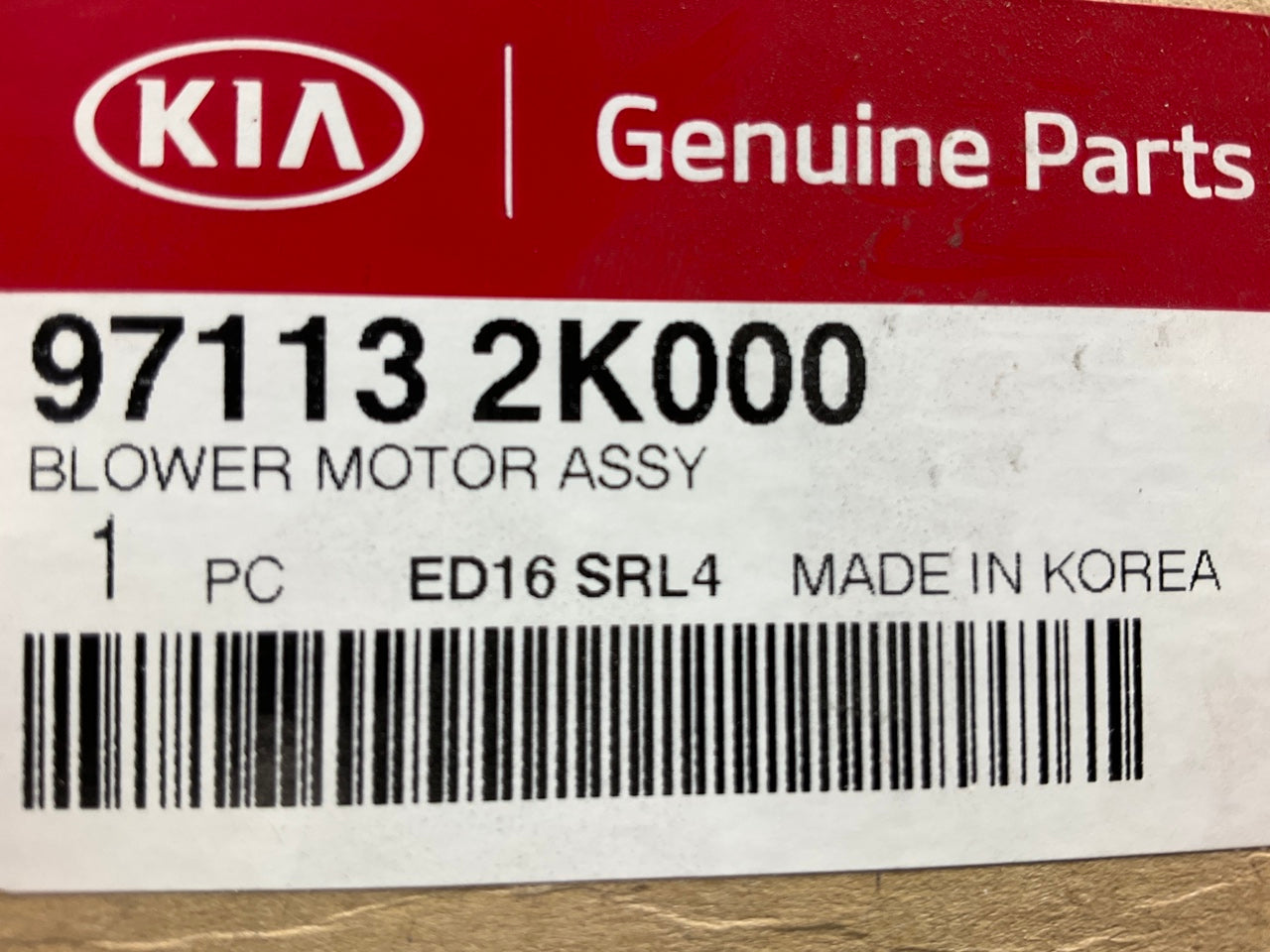 NEW HVAC A/C Blower Motor W/ Wheel OEM For 2010-2013 Kia Soul 971132K000