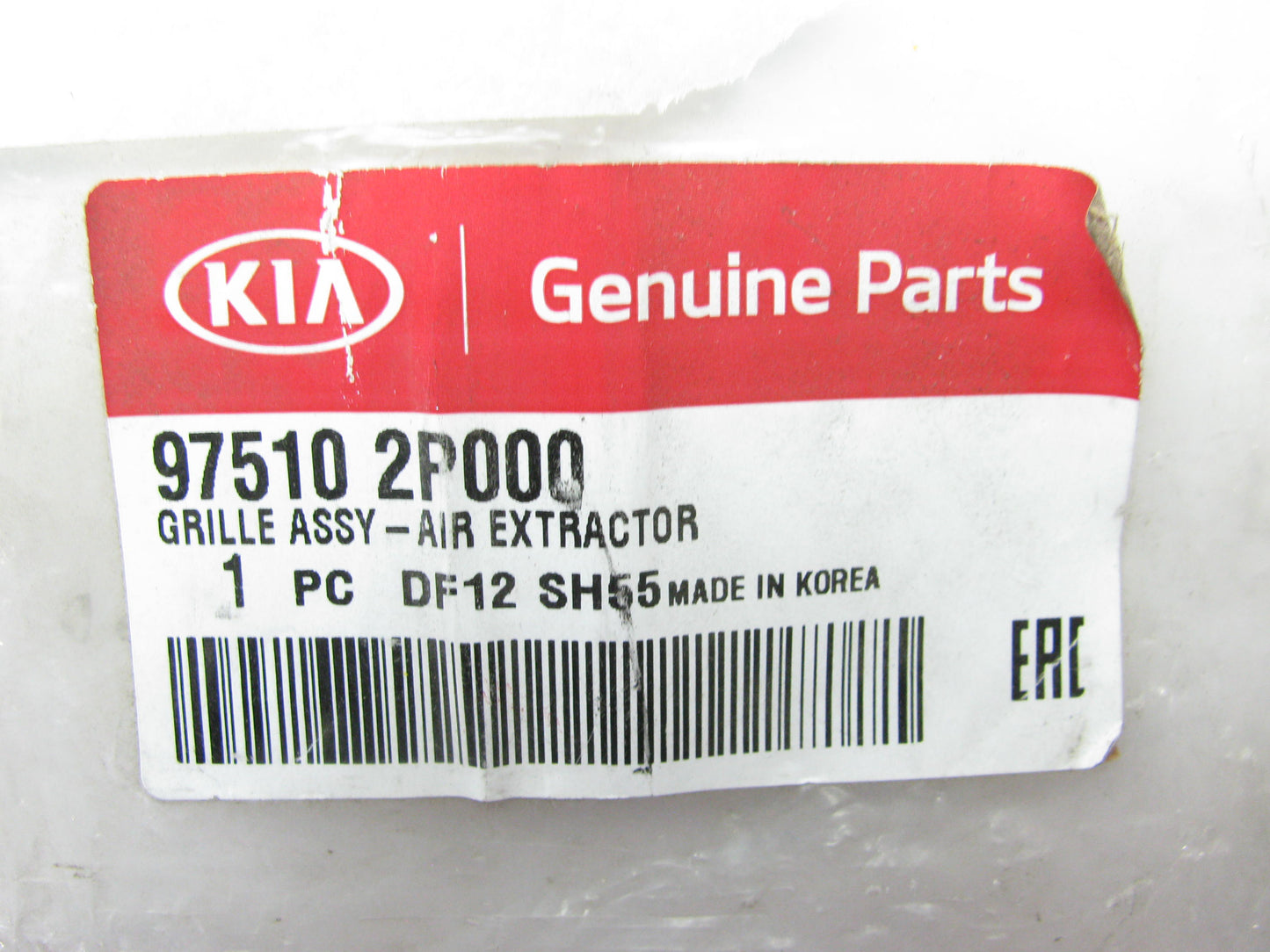 NEW - OEM 975102P000 Grille Quarter Panel Air Extractor Pressure Vent For Kia